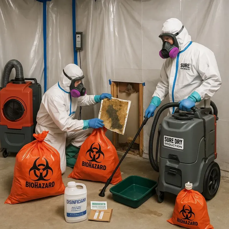 Contaminated Water Handling Protocols process in Tazewell County, IL
